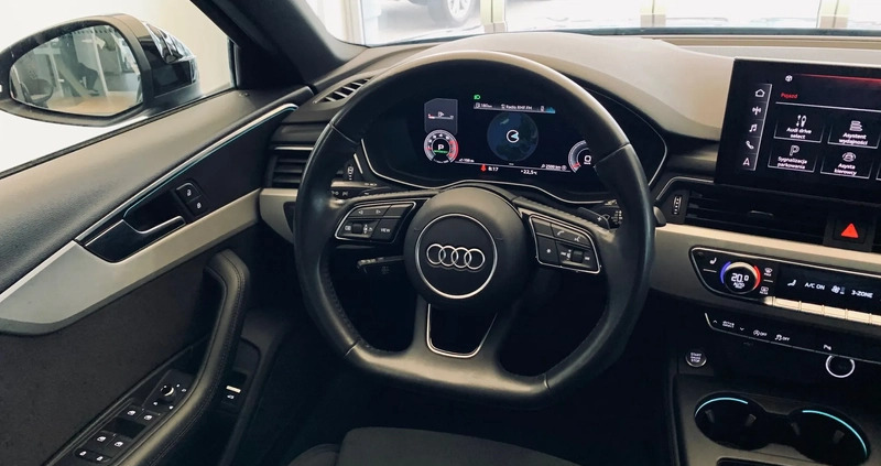 Audi A4 cena 144900 przebieg: 24657, rok produkcji 2020 z Pułtusk małe 379